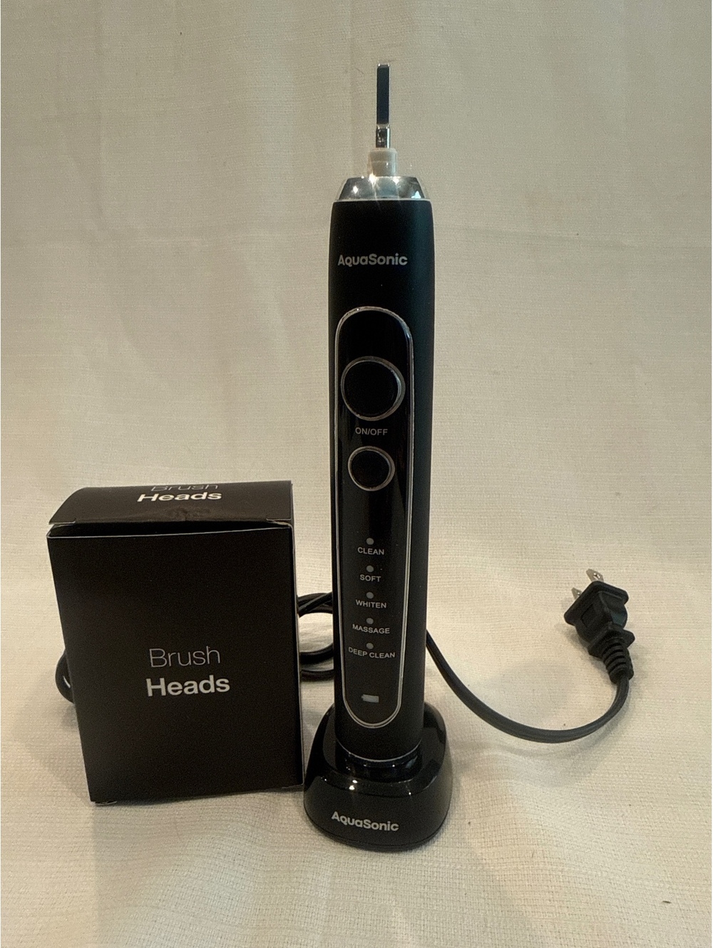 AquaSonic Black Series PRO Electric Toothbrush with Brush Heads